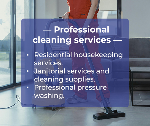 Professional cleaning services